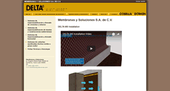 Desktop Screenshot of membranasysoluciones.com